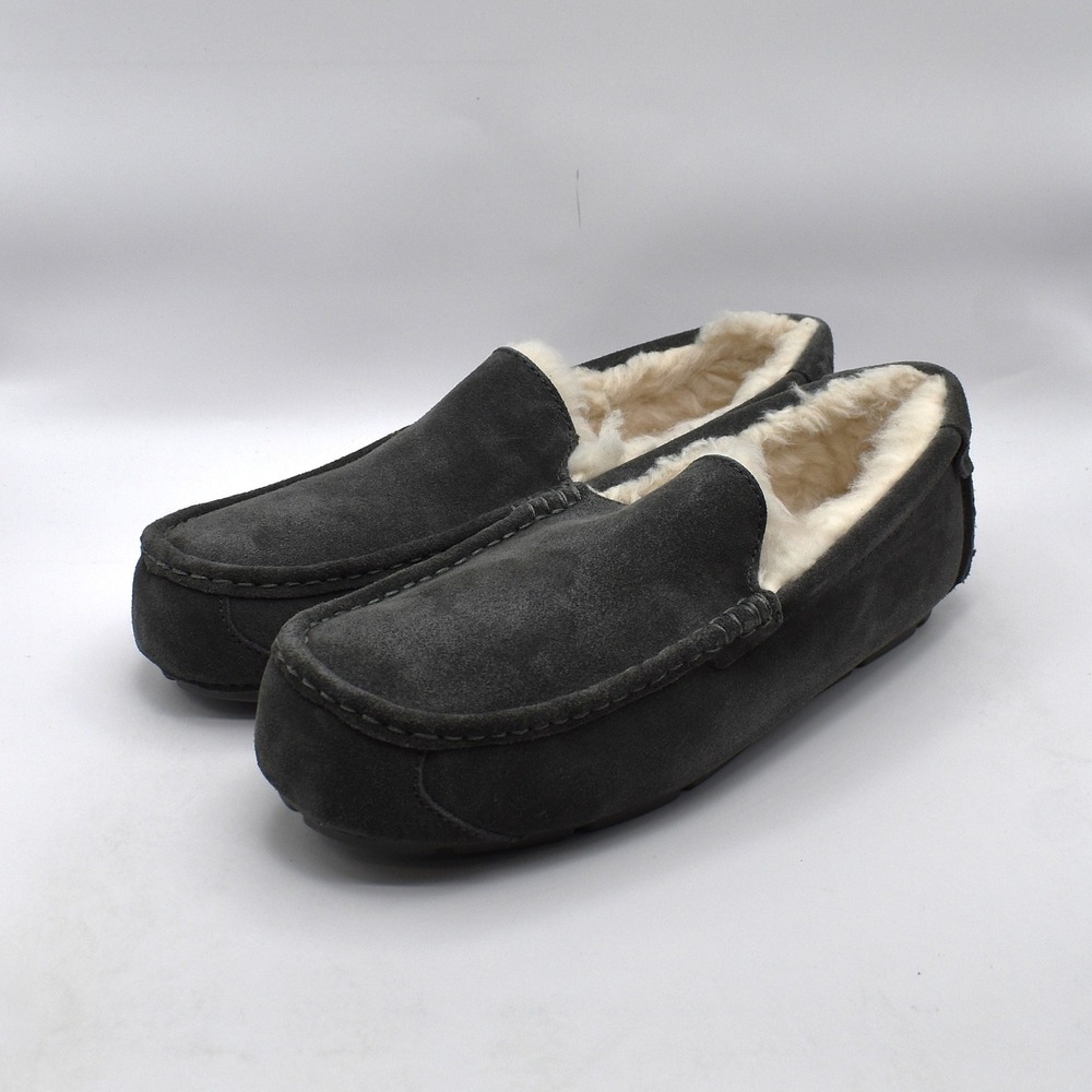 Koolaburra by UGG Mens Tipton Moccasin Slippers Stone Grey Size 9 NEW 1105893